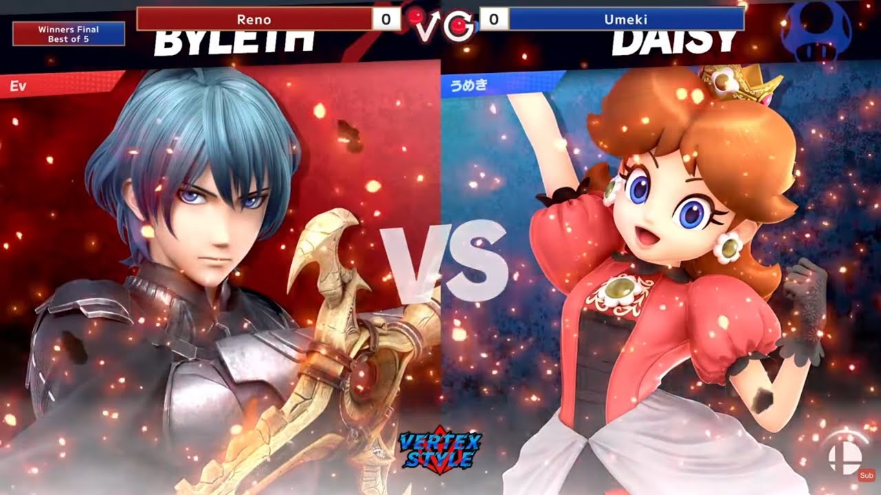 Reno (Byleth, Greninja) Vs. Umeki (Daisy) ~ Analysis ~ Super Smash Bros. ultimate.