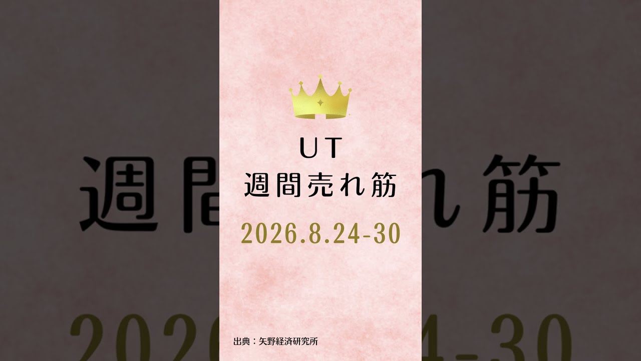 ユーティリティの週間売れ筋ランキング【2026年8月24日〜30日】
