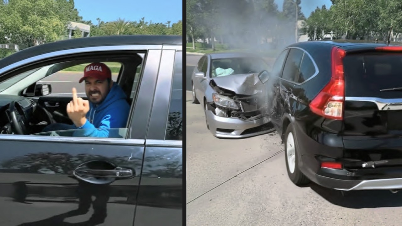 When Road Ragers Get a BRUTAL Reality Check!