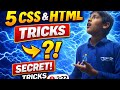 👉 “5 Frontend Tricks in 2 Minutes | HTML CSS Secrets Every Beginner Must Know!”#viral#trending#short
