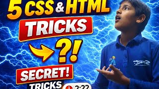 👉 “5 Frontend Tricks in 2 Minutes | HTML CSS Secrets Every Beginner Must Know!”#viral#trending#short