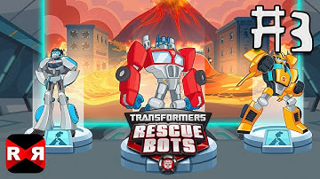 Transformers Rescue Bots: Disaster Dash - Hero Run - Volcano Lava - Hard Mode Gameplay Part 3