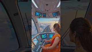 #shorts🚆 Full Speed Train Journey 😍 | Girls Driving Train Like Pro 🔥