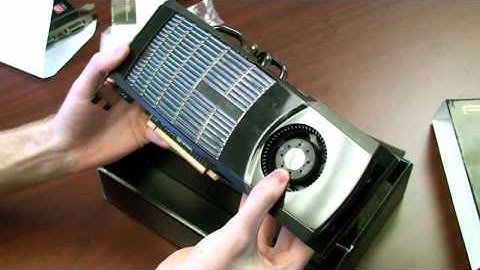 NVIDIA GeForce GTX 480 Fermi DX11 Video Card Unboxing