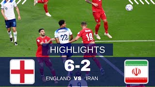 England vs Iran highlights all goals(6-2) fifa World cup 2022.