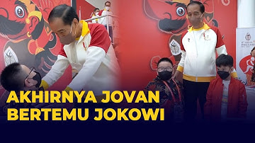 Momen Mimpi Jovan Bertemu Jokowi Jadi Nyata, Berawal Minta Lewat Sandiaga Uno