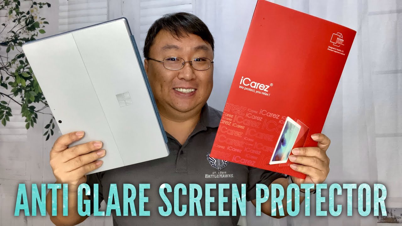 Anti Glare Matte Screen Protector for Microsoft Surface Pro Review - YouTube