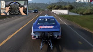 Forza Horizon 5 - 2013 Chevrolet Summit Racing Pro Stock Camaro | Moza DD R9 Gameplay