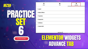 Advance Tab Widget For Elementor  Tutorial | Elementor Widgets Advance Tab | PS - 6| Mzsh