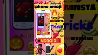 iphone emoji Android में , Honinsta tricks #shorts #viral #youtubeshorts