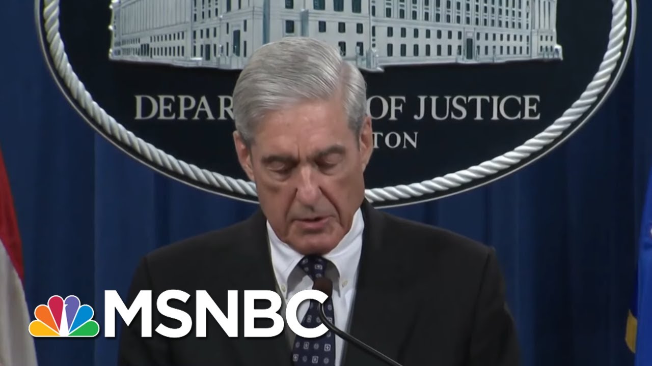 Mueller Makes History: Not Confident Trump Didn't Commit A Crime | The Beat With Ari Melber | MSNBC