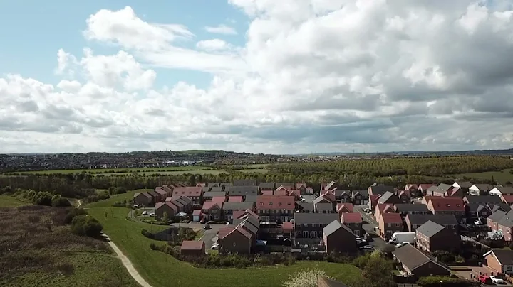 Chuter ede and biddick hall drone flight footage