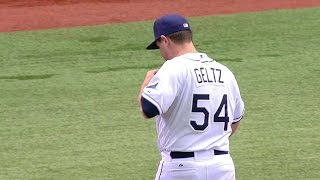 BOS@TB: Geltz fans Napoli for first K with the Rays