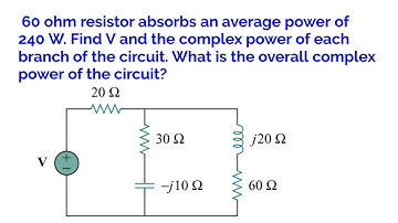 Complex power in each branch and total complex power