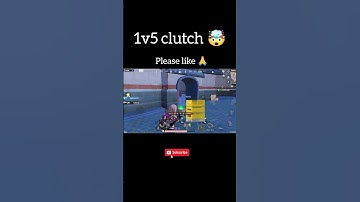 1v5 Clutch King 👑🔥 #Shorts #BGMI #ClutchKing #GamingShorts #1v5 #SquadWipe #OneManArmy