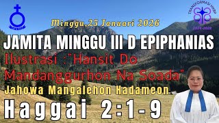 Download Lagu JAMITA MINGGU HAGGAI 2:1-9 JAHOWA MAMGALEHON HADAMEON  MP3