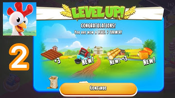 Hay Day - Gameplay Walkthrough Part 2 - I reached new level! (iOS, Android)