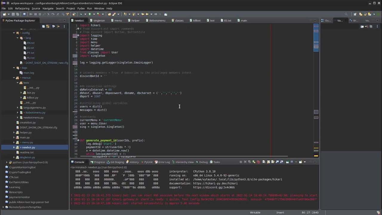 Coding stream #9 refactoring configuration loading (python) - YouTube