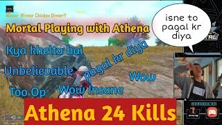 Mortal playing with Athena | isne to pagal kr diya - Mortal | pubg mobile screenshot 3