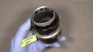 Re-grease stiff aperture ring In Nikkor-P Auto 1:2.5 f=10.5mm