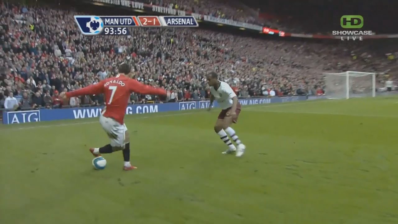Cristiano Ronaldo vs Arsenal 0708 HD YouTube