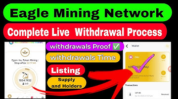 Eagle Mining Network Withdraw live process। Eagle mining Network Withdraw live proof to Kara wallet
