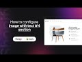 Hongo Shopify Theme - How to configure image with text #4 section?