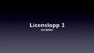 Licenslopp 2 20180901