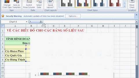 Excel 2007: Hiệu chỉnh đồ thị