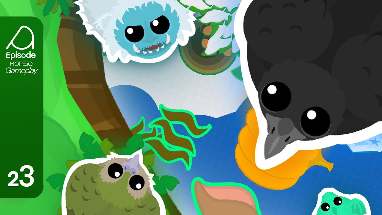 MOPE.IO New Timberland Update / Kakapo & Raven / New birds Update and Funny Gameplay 