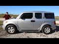 El 2004 HONDA ELEMENT EX (Un auto muy peculiar de la marca Honda) revision prueba review en español