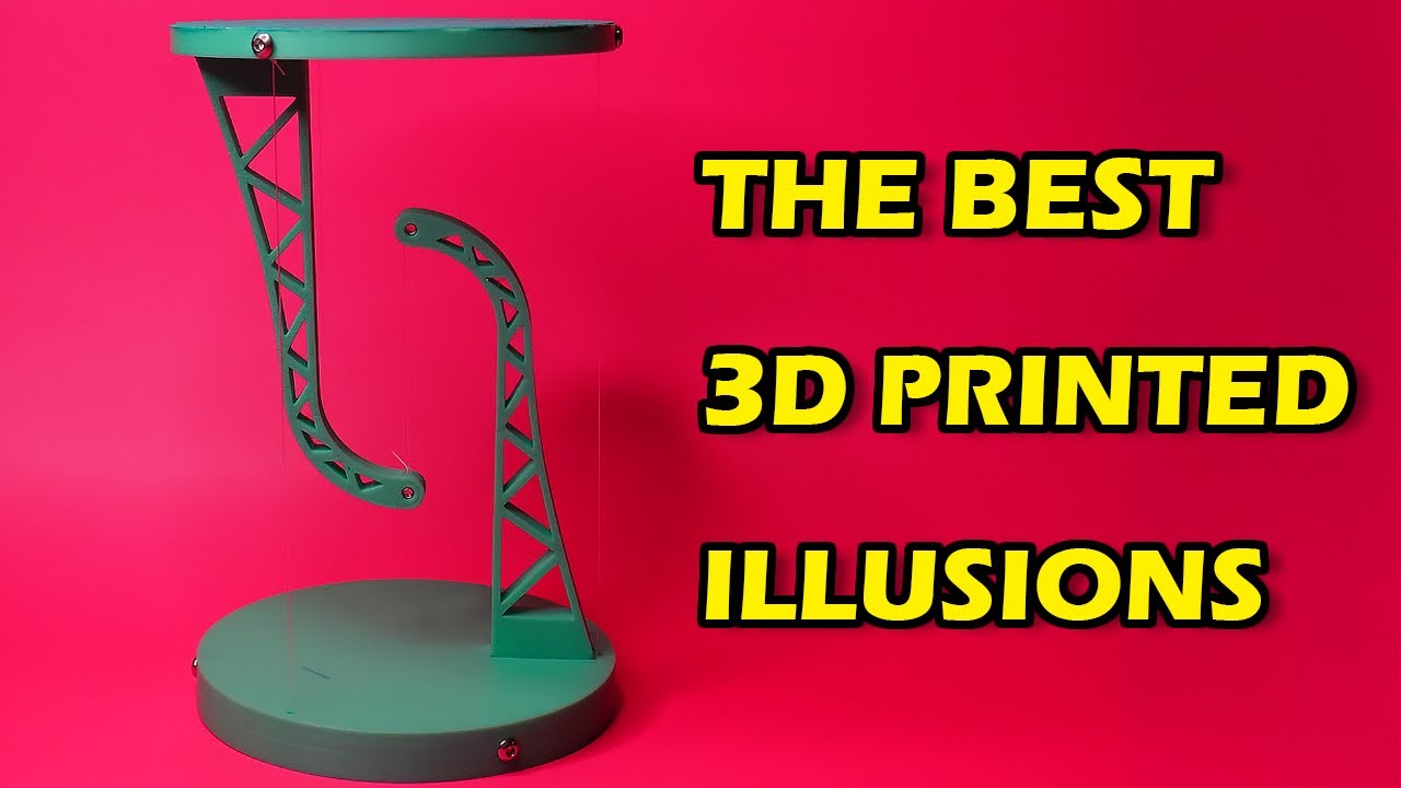 The BEST 3D Printed Illusions - YouTube