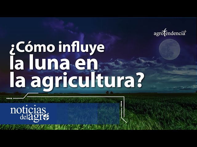 Es real el efecto de la luna sobre los cultivos? 