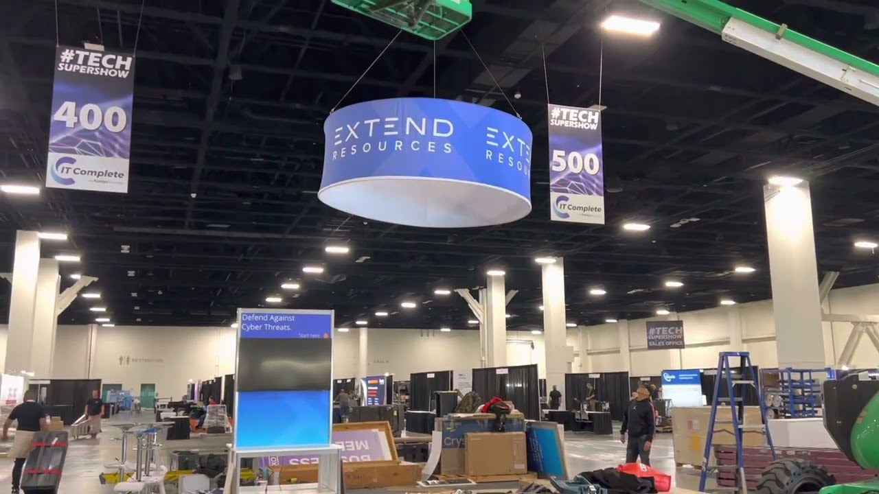 Tech Super Show - Hanging Sign