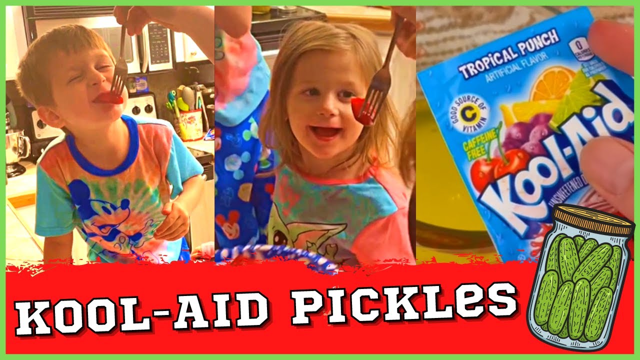 Crazy DIY KoolAid Pickle Recipe! How Did They Turn Out? Family