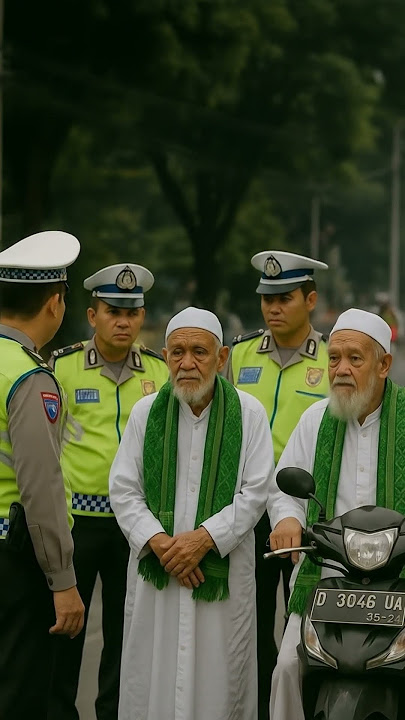 Oknum Polisi Tilang 2 Kiyai Mau Sholat Jumat #viralvideo #polisi #beritaterkini