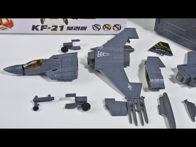 4D Puzzle KF-21 fighter jet plastic models / kf21 보라매 전투기