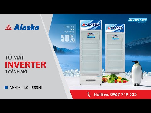 Tủ mát Inverter 1 cánh Alaska LC - 533HI (300 Lít)