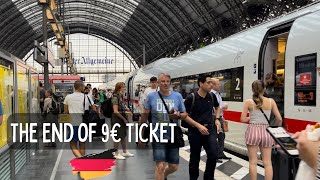 Frankfurt Main Central Station Friday Evening Walk| Last Weekend of 9€ Ticket