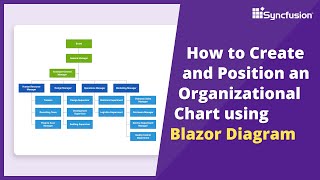 How to Create an Organizational Chart Using Blazor Diagram
