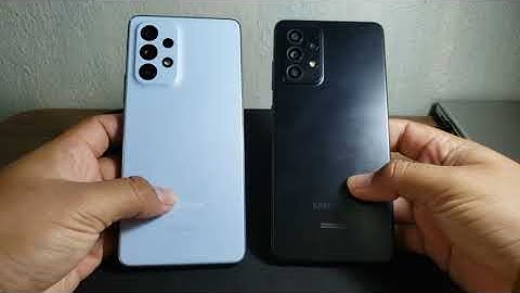 Samsung A53 Vs  Samsung A52s - The real Samsung