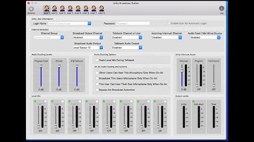 Unity Broadcast Station Software