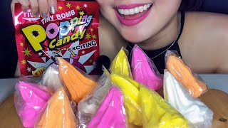 [MUKBANG] Tiny Bomb Popping Candy + Meringue Candy Cookies (ASMR + Eating Sounds) NO TALKING!