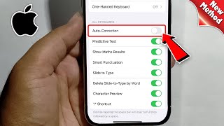 iPhone 15/Pro/Max: How to Turn On/Off Keyboard Auto Correction