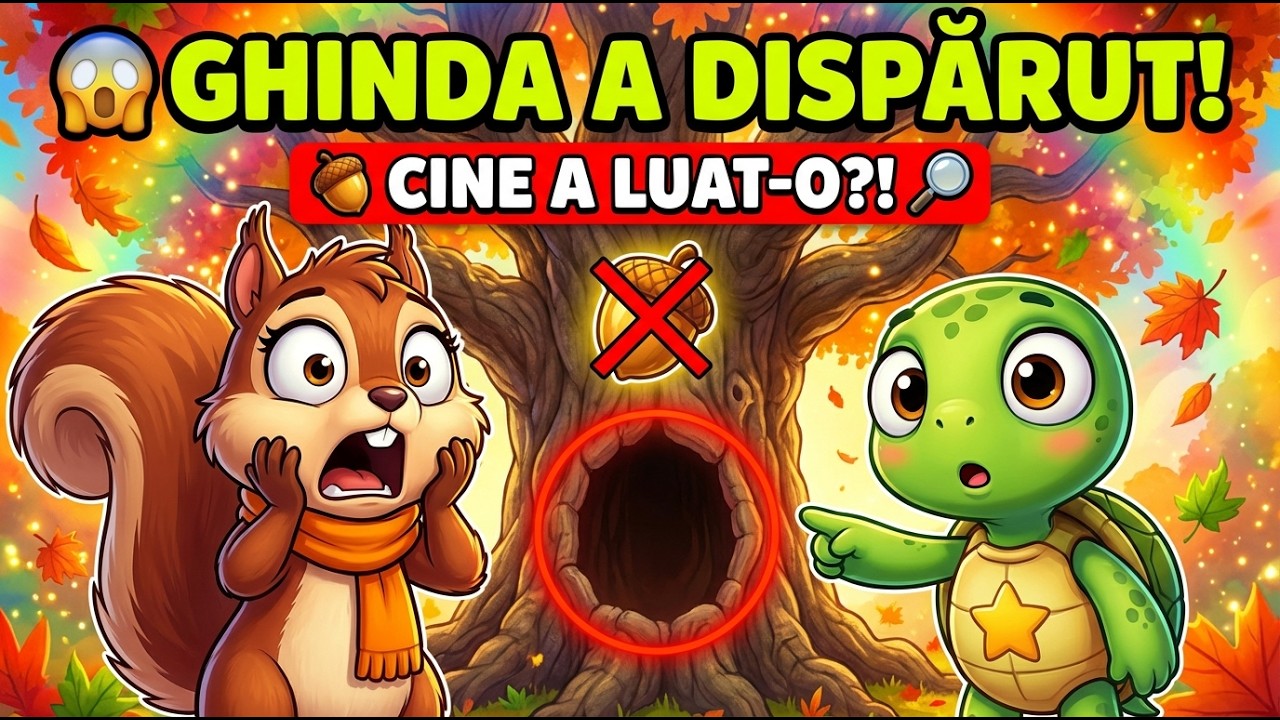 Pofy și Ghinda Dispărută! 🌰 — O lecție despre prietenie