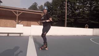 Backwards Stroking - Skating Skills Grade 2