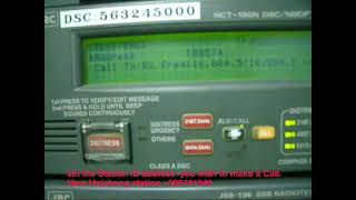 How to do DSC TEST CALL to Shore Station with JRC JSB 296 MF/HF Radio How to do DSC TEST CALL to Shore Station with JRC JSB 296 MF/HF Radio