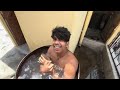 Ice bath 🛀 #youtube #vlog #icecream #icebath