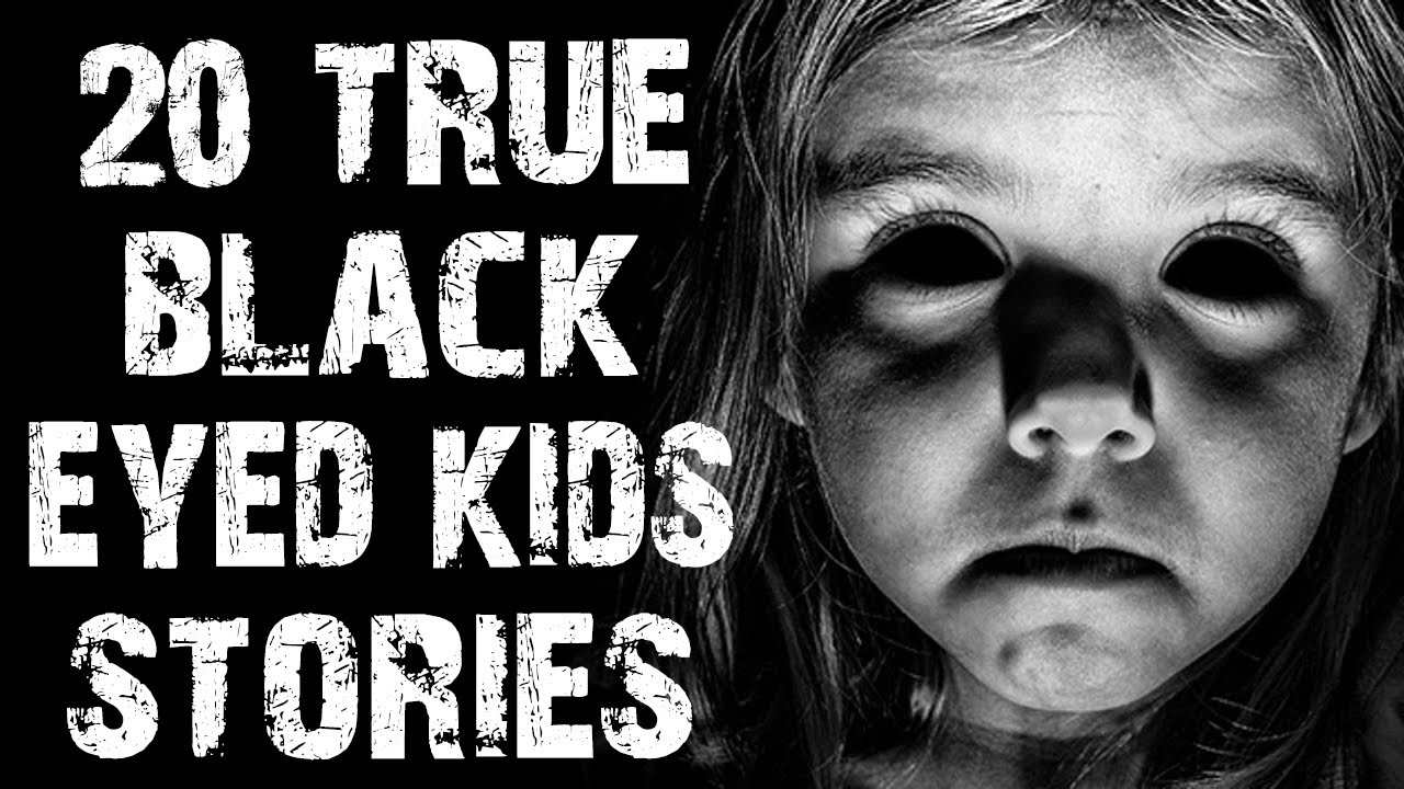 Scary child. Black eyed Kids. Scary story for Kids.