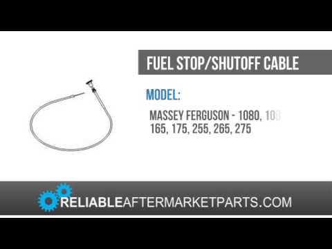 80 Fuel Stop/Shutoff Cable, IH 706 756